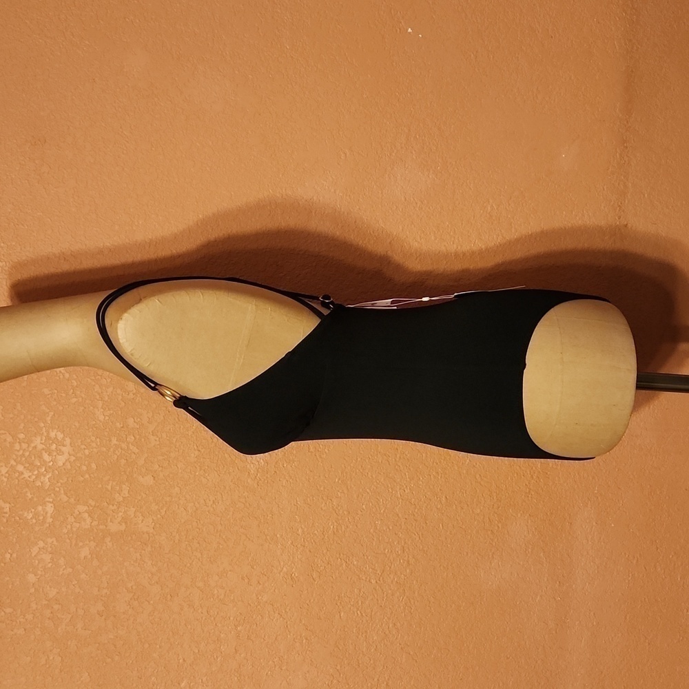 New! Classic black swimsuit Size small. Beach swim pool lake vacation minimalist - Picture 8 of 10